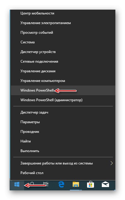Spuštění prostředí PowerShell ve Windows 10
