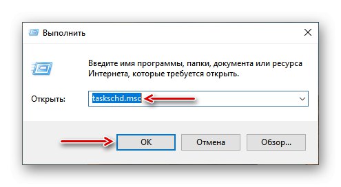 Volání plánovače úloh ve Windows 10