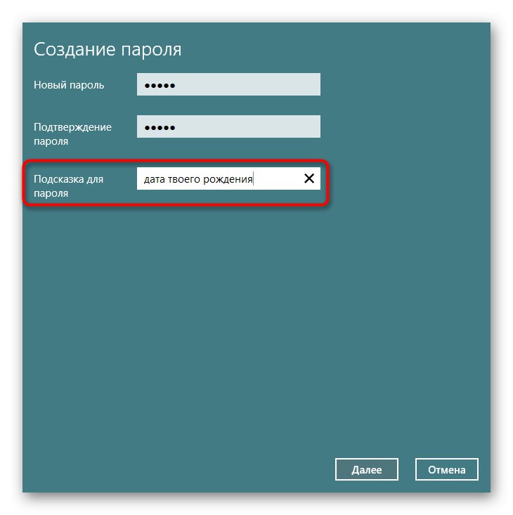 Wskazówka dotycząca domyślnego hasła w Ustawieniach w systemie Windows 10