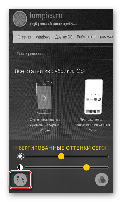 Прилагане на обратно филтриране в приложението Loupe на iPhone