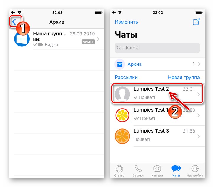 WhatsApp за iOS извличане на чат от архив завършен