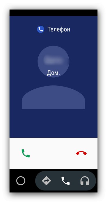 Sprejem telefonskega klica med uporabo Android Auto