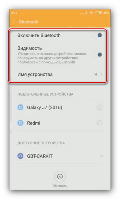 V napravi omogočite način Bluetooth in način prepoznavanja, če želite uporabljati ELM327 v sistemu Android