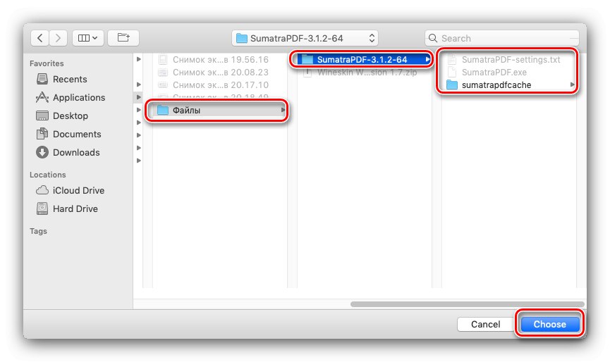 Dodanie zainstalowanej aplikacji Wineskin do użytku w systemie macOS