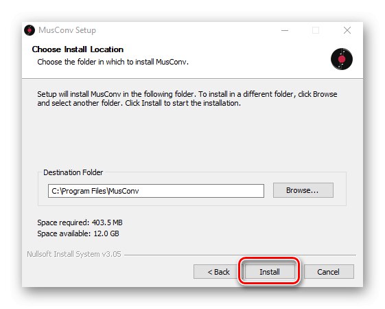 Nainštalujte program MusConv na prenos knižnice z Yandex.Music do Spotify na počítači