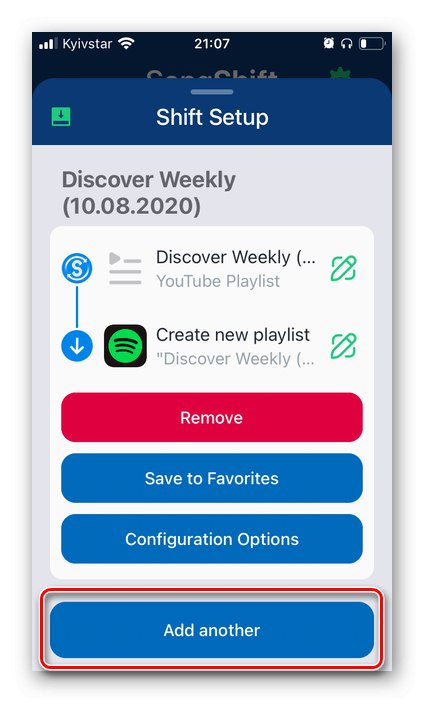 Dodajte več seznama predvajanja v aplikacijo SongShift za prenos YouTube Music v Spotify na iPhone
