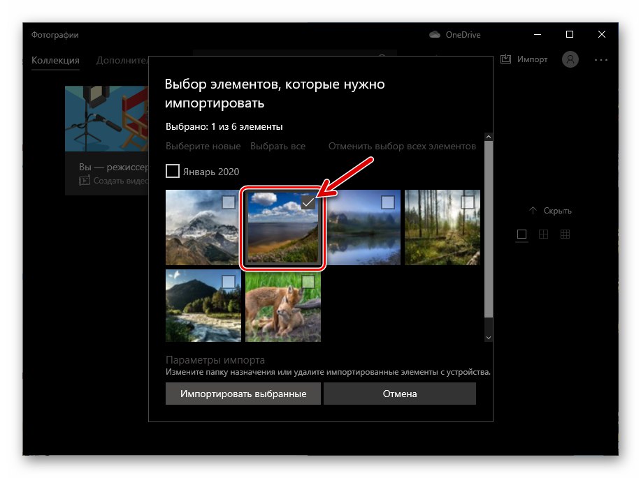 Windows 10 Photos izbere fotografijo iz WhatsAppa v pomnilniku iPhone za kopiranje v računalnik