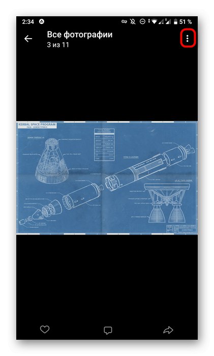 Otváracie akcie pre fotografie v mobilnej aplikácii VKontakte na nahrávanie do Odnoklassniki