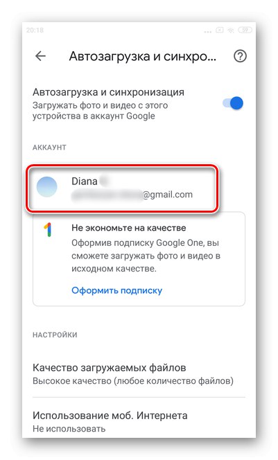 Preverite spodnji račun, da onemogočite sinhronizacijo in prenesete Google Photos v Android