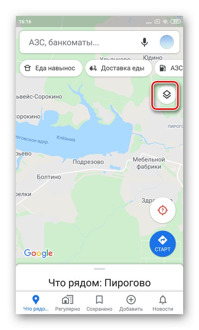 Pokretanje aplikacije za omogućavanje panoramskog načina Google Maps Android