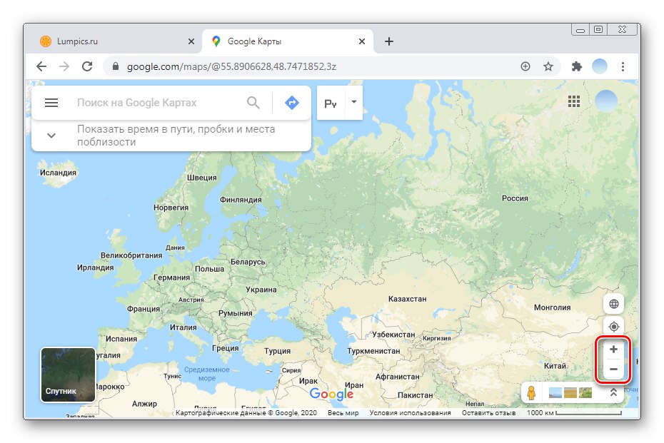 Карта высот google