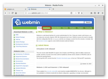 Webmina Instaliranje Webmina na CentOS 7