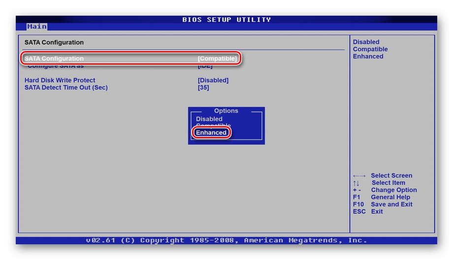 Preklop načina delovanja SATA v BIOS-u