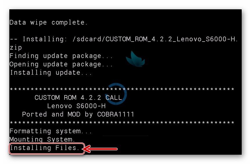 Lenovo IdeaTab S6000 CTR процес на инсталиране на модифициран фърмуер чрез персонализирано възстановяване