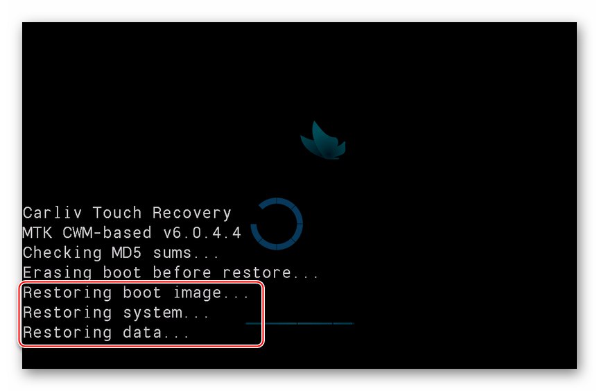 Процес на архивиране на Lenovo IdeaTab S6000 за Android чрез Carliv Touch Recovery