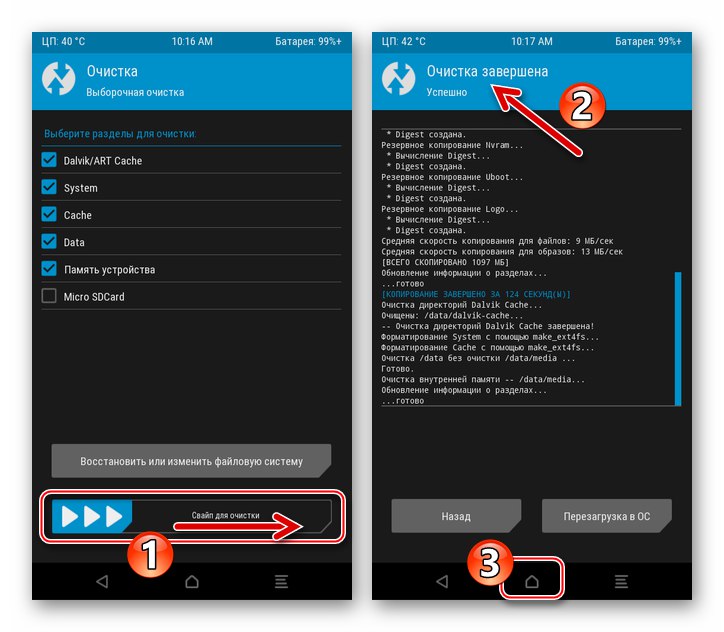 Lenovo S650 TWRP formatuje wszystkie sekcje pamięci urządzenia przed zainstalowaniem niestandardowego