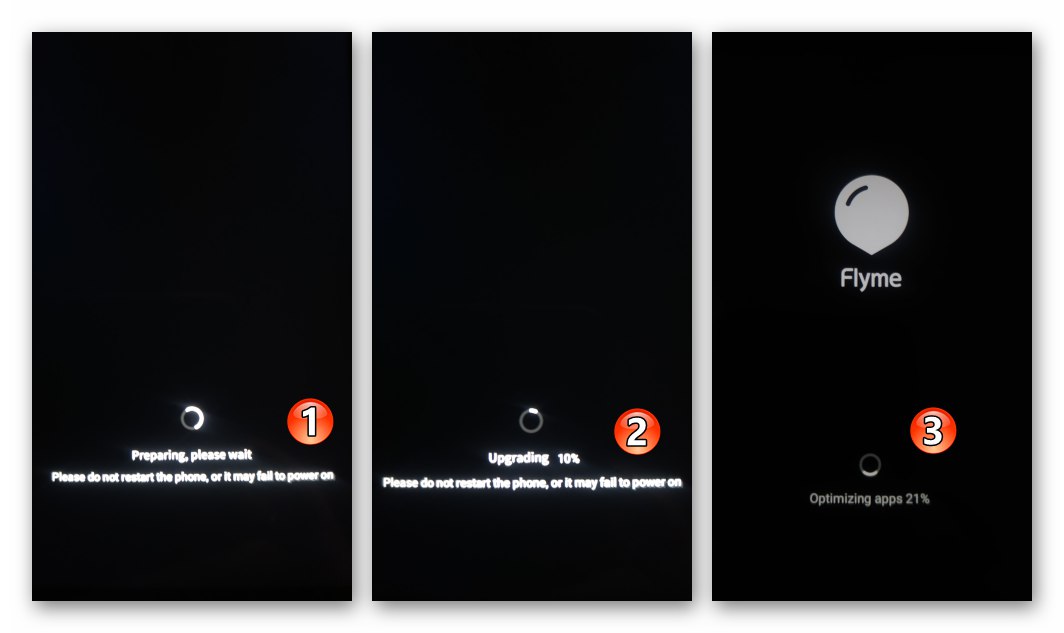 Postopek namestitve vdelane programske opreme Meizu M5s z obnovitvijo naprave
