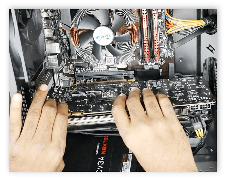 Проверка на връзката на видеокартата в случай на проблеми с нейното показване в Windows 7