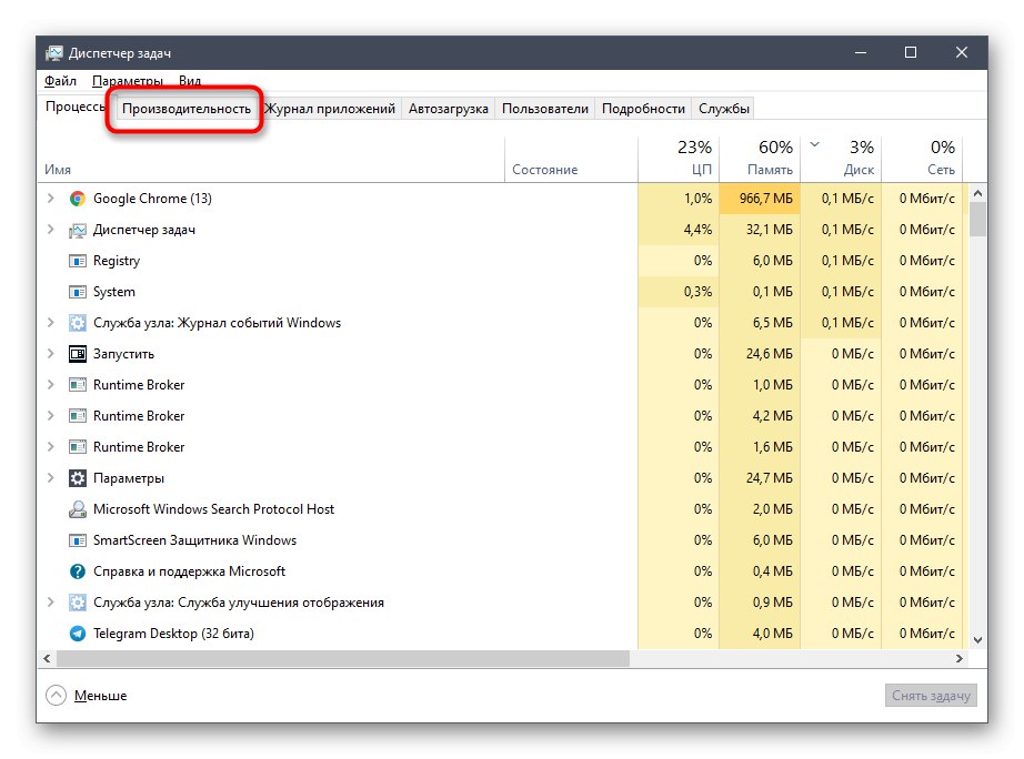 Отидете на Преглед на производителността на процесора в диспечера на задачите на Windows 10