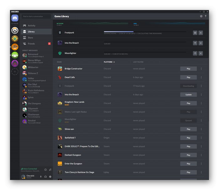 Videz programske opreme Discord