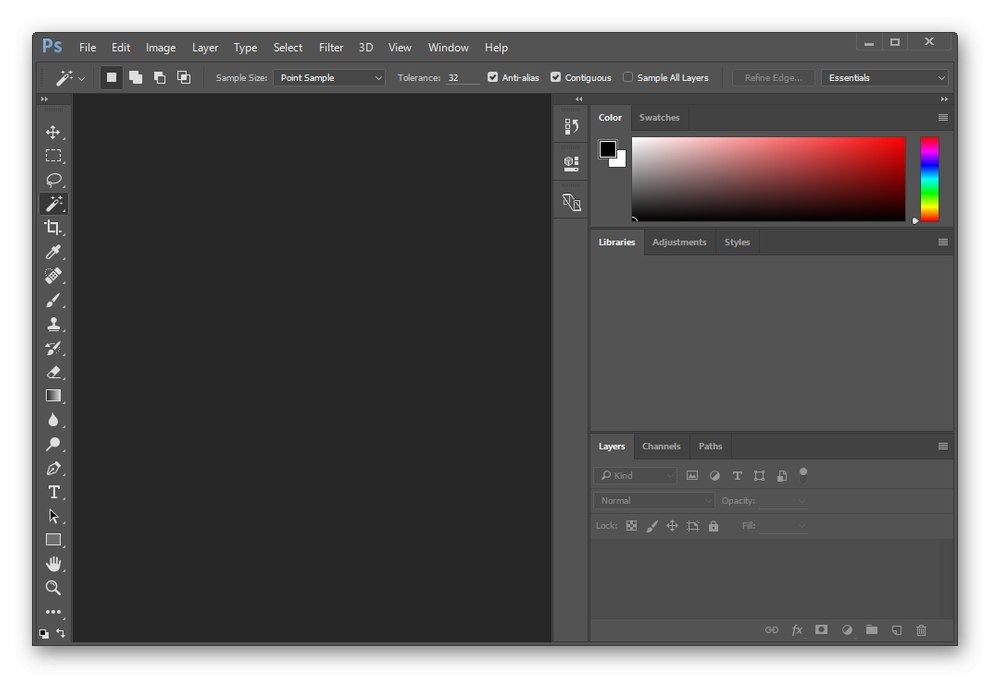 Rozhraní Adobe Photoshop