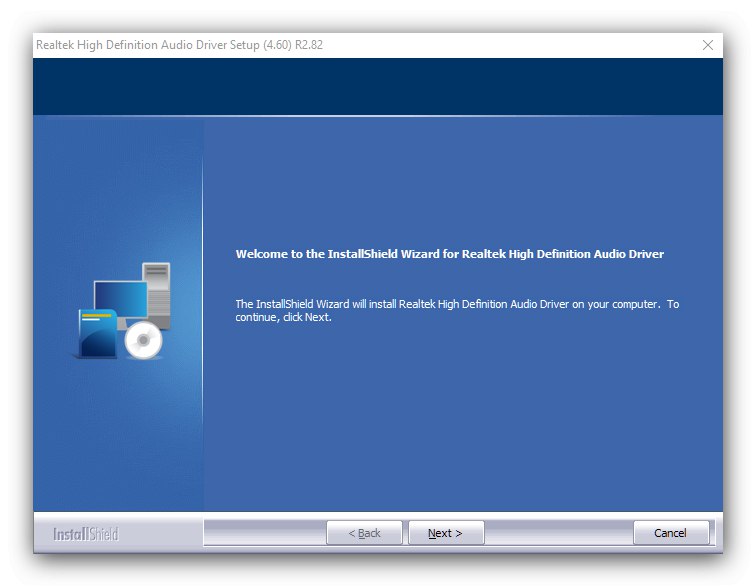 Инсталиране на нов драйвер на устройство за решаване на проблеми при отваряне на Realtek HD Manager в Windows 10