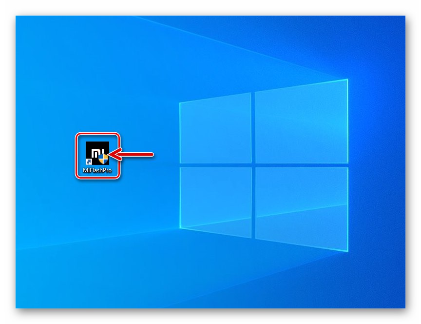 MiFlash Pro стартира инструмента с помощта на пряк път на работния плот на Windows