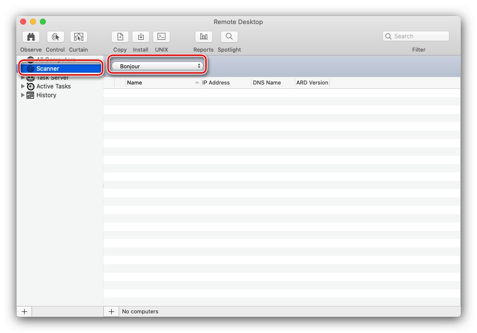 Опции за свързване на отдалечен работен плот с Apple Remote Desktop на macOS