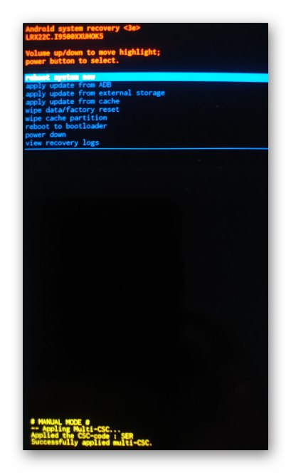 Okruženje za tvorničko vraćanje tvornice pametnih telefona Samsung Galaxy S4 GT-I9500