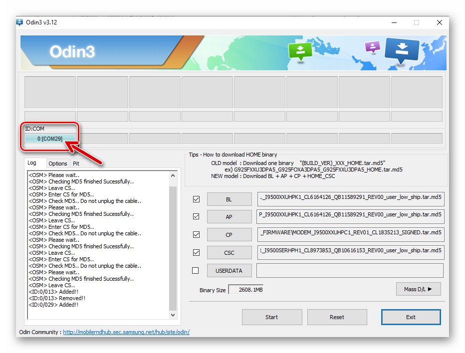 Uređaj Samsung S4 GT-I9500 pronađen u Odinu i spreman za instalaciju firmvera s više datoteka