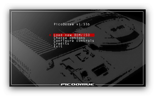 Emulator Sega PicoDrive dla PlayStation Portable
