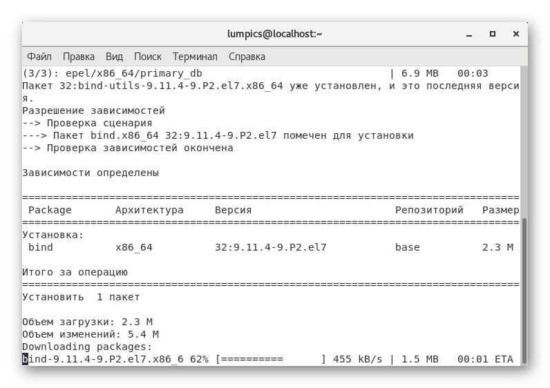 منتظر نصب کامل DNS در CentOS است