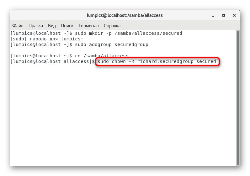 Vytváření pravidel pro zabezpečený adresář souborového serveru Samba na CentOS 7