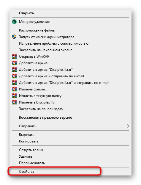 Spustenie vlastností skratky Disciples II v systéme Windows 10 na konfiguráciu režimu kompatibility