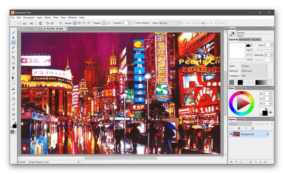 Uporaba Artweaverja za barvanje na računalniku