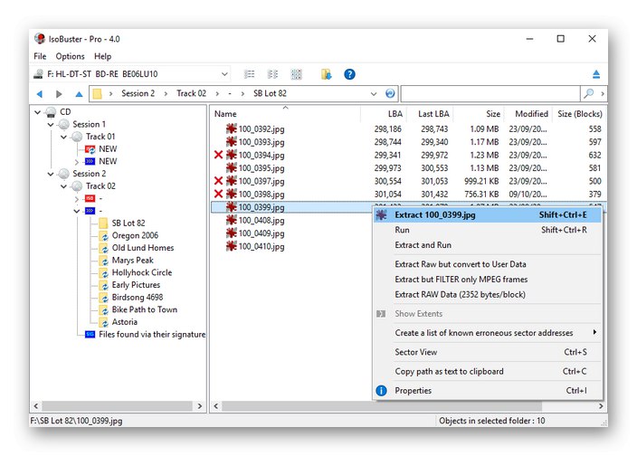 Використання програми IsoBuster для читання ISO-образів на комп'ютері
