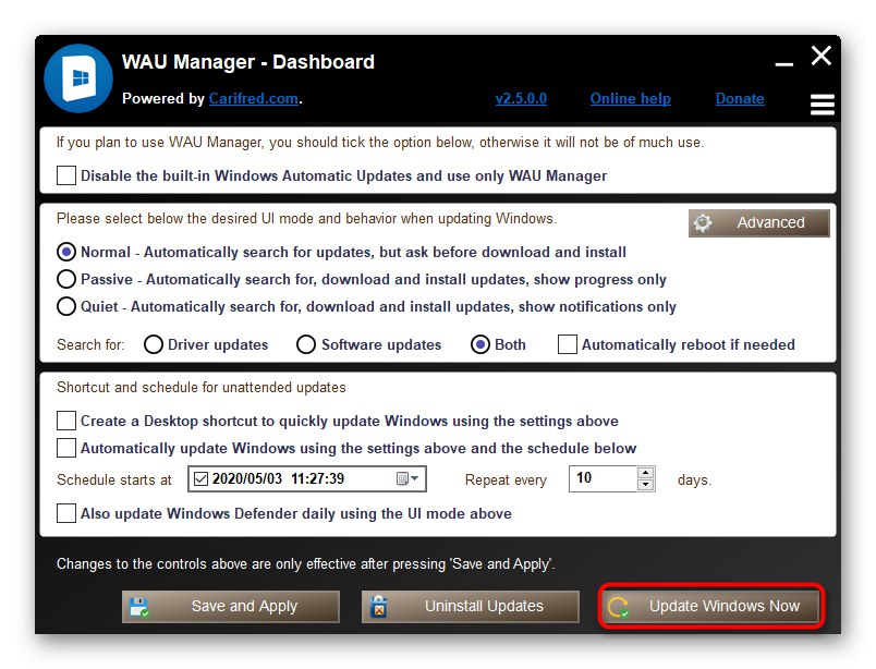 WAU Manager (Windows Automatic Updates) 3.5.1.0 for iphone download