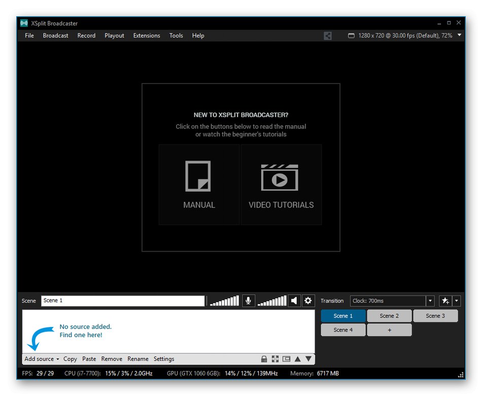 Používání XSplit pro živé vysílání