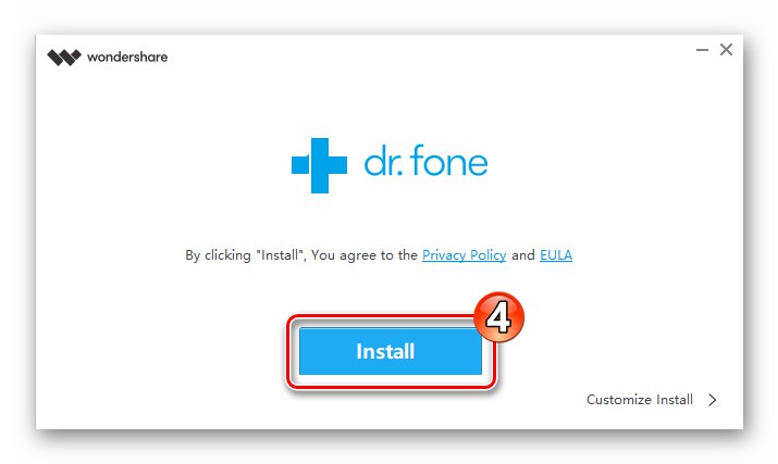 Instalowanie Dr.fone WhatsApp Transfer z Wondershare