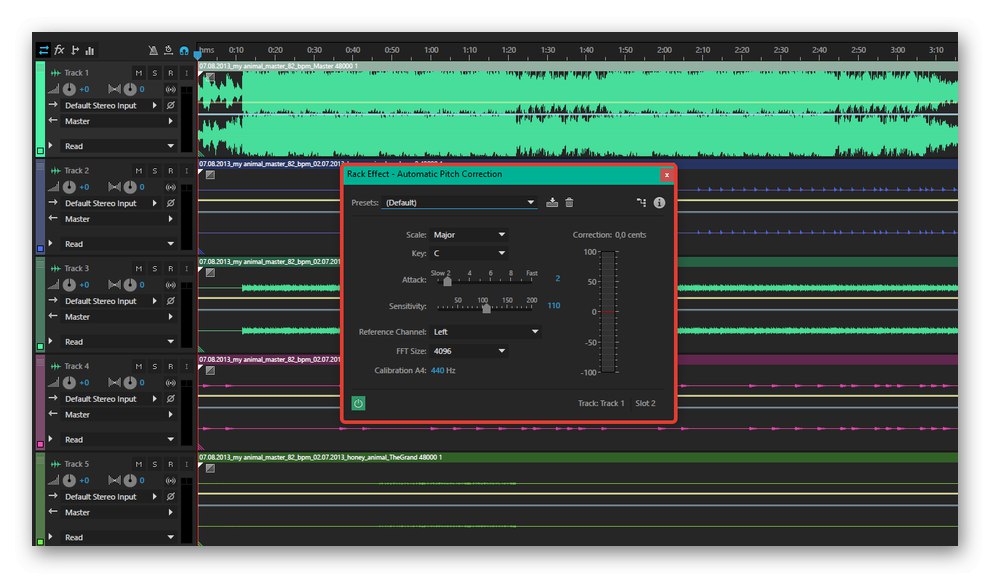 Интерфейс на приложението Adobe Audition