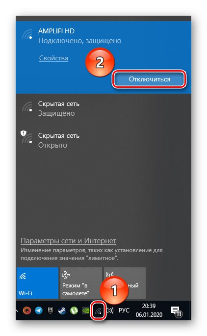 Onemogočanje interneta prek Wi-Fi v sistemu Windows