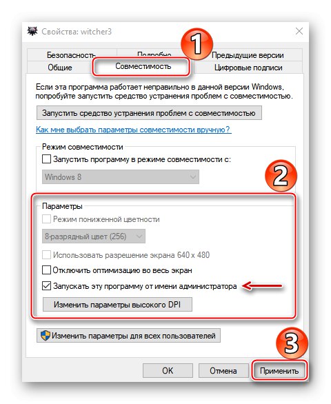 Konfigurowanie uruchomienia Wiedźmina 3 z uprawnieniami administratora