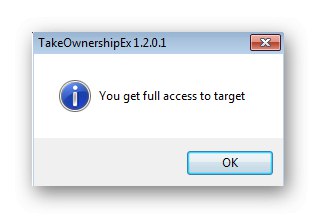 Uspješna promjena vlasništva putem TakeOwnershipEx-a za rješavanje problema s Trustedinstallerom u sustavu Windows 7