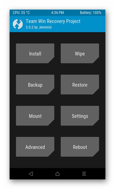 ZTE Blade X3 Boot to TWRP لاستعادة نظام التشغيل من النسخ الاحتياطي Nandroid