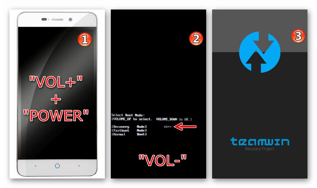 ZTE Blade X3 يطلق ريكفري TWRP المخصص فورًا بعد الوميض عبر Flash Tool