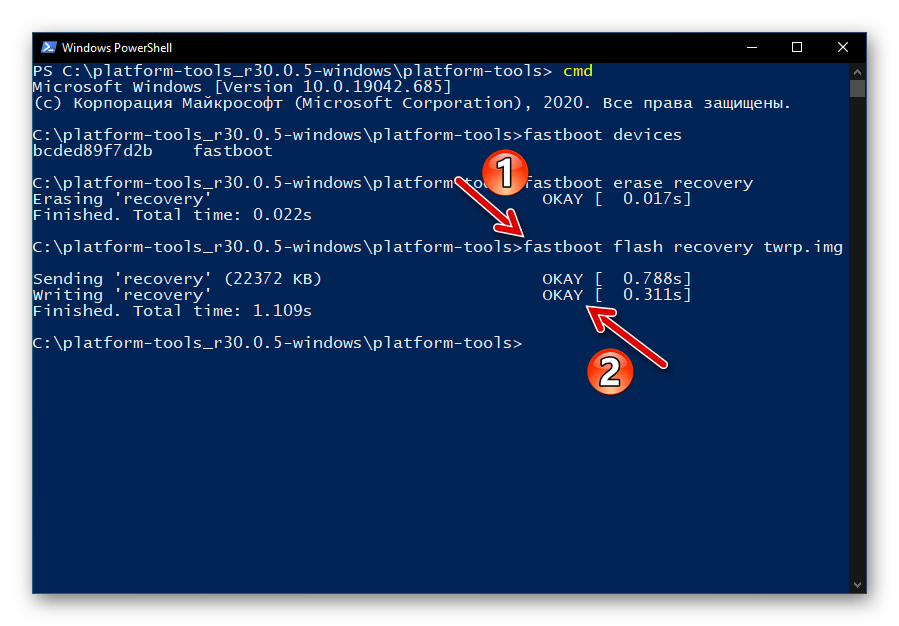 Inštalácia vlastného recovery TWRP na Xiaomi Redmi 6A cez Fastboot