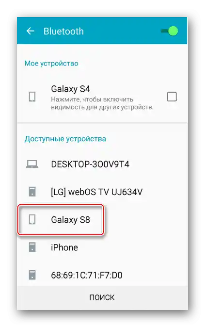 Připojení zařízení přes Bluetooth k Samsungu