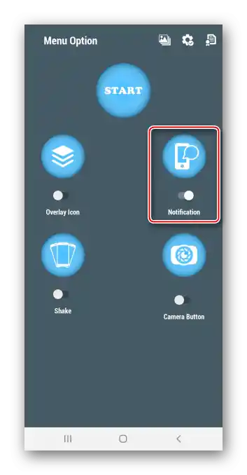 Vytvoření snímku obrazovky z oblasti oznámení v SE na Samsung A21s