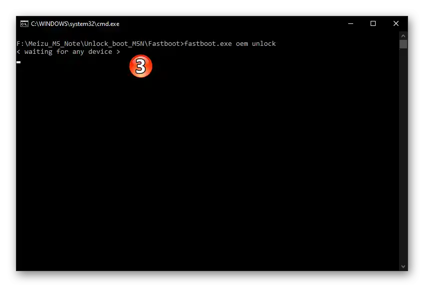Začiatok práce s fastboot skriptom na odomknutie bootloadera telefónu Meizu M5 Note