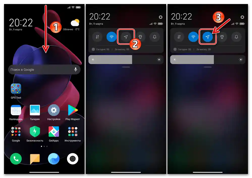 Xiaomi MIUI е най-бързият начин за включване и изключване на модулите за определяне на местоположението на смартфона